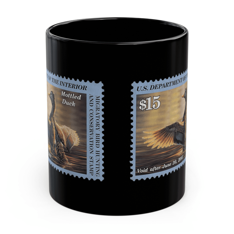 Official 2000-2001 Federal Duck Stamp - Black Mug