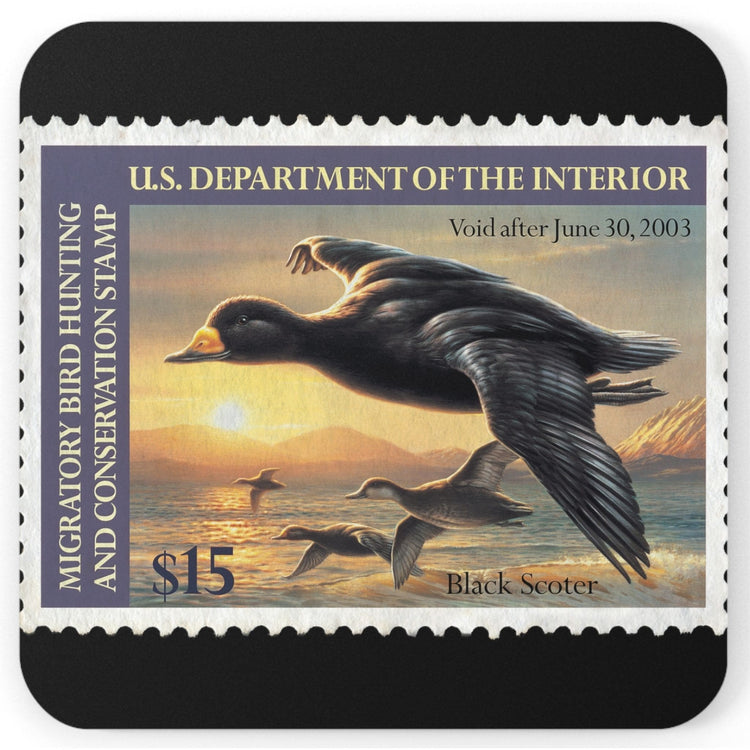 Official 2002-2003 Federal Duck Stamp - Cork Back Coaster