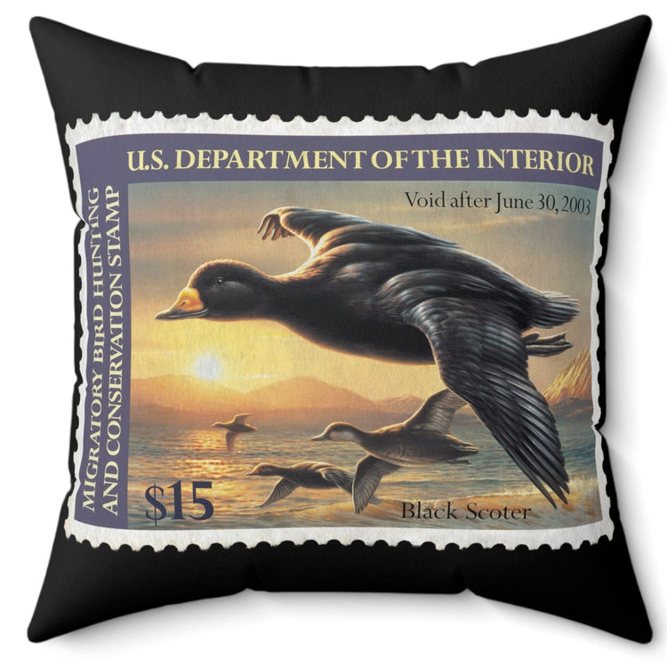 Official 2002-2003 Federal Duck Stamp - Black Pillow