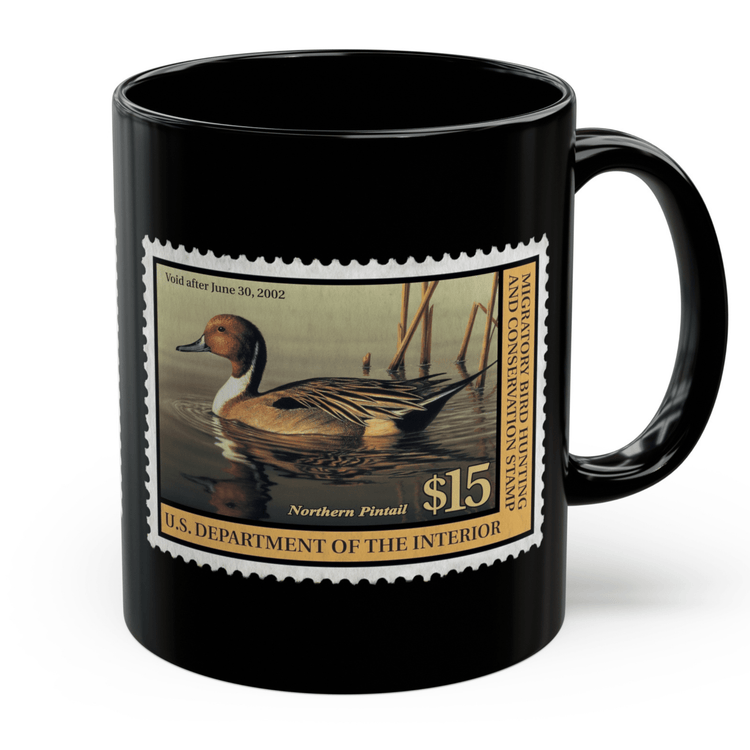 Official 2001-2002 Federal Duck Stamp - Black Mug