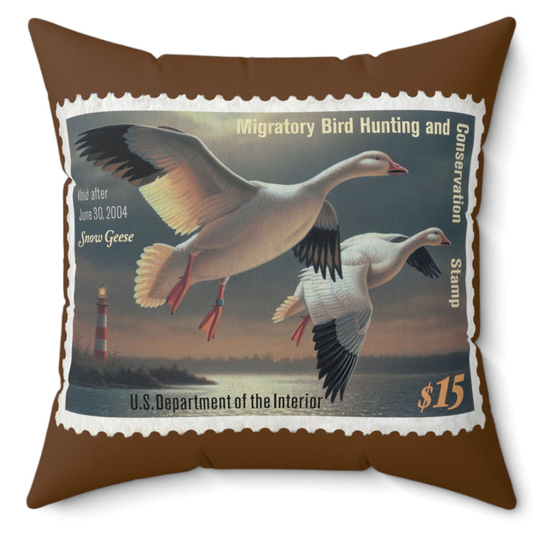 Official 2003-2004 Federal Duck Stamp - Brown Pillow