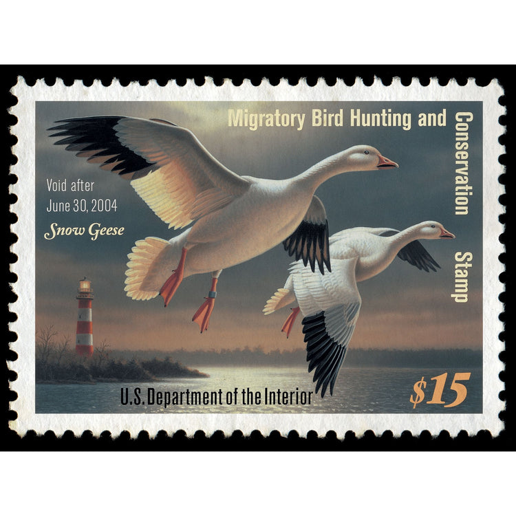 Official 2003 - 2004 Federal Duck Stamp-Metal Sign