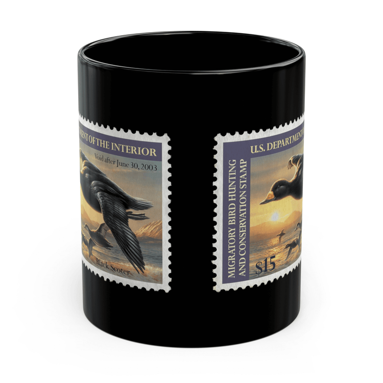 Official 2002-2003 Federal Duck Stamp - Black Mug