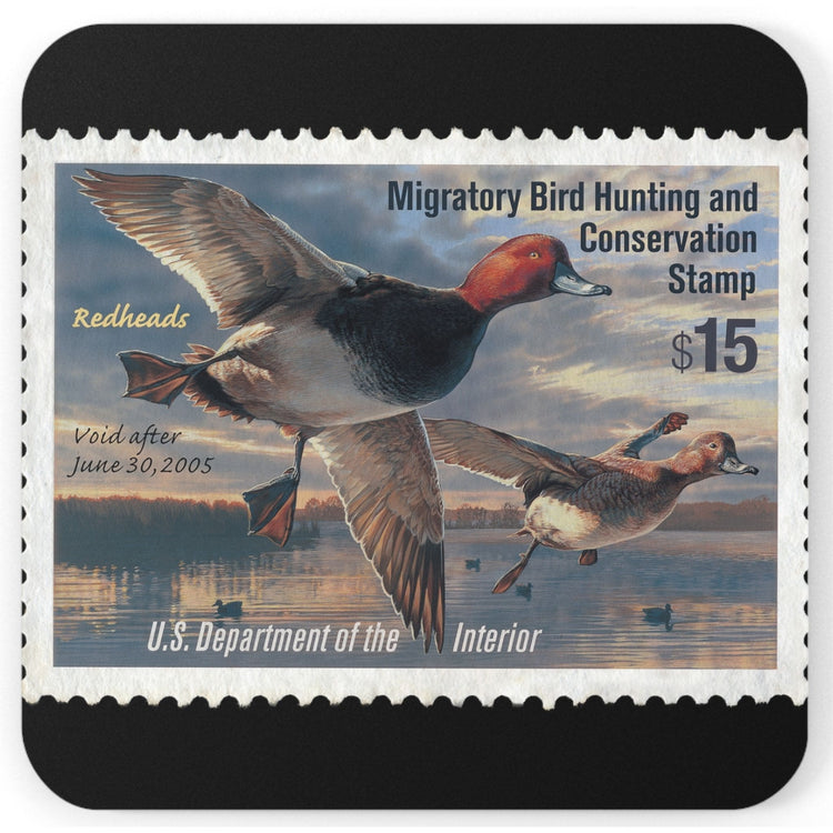 Official 2004-2005 Federal Duck Stamp - Cork Back Coaster