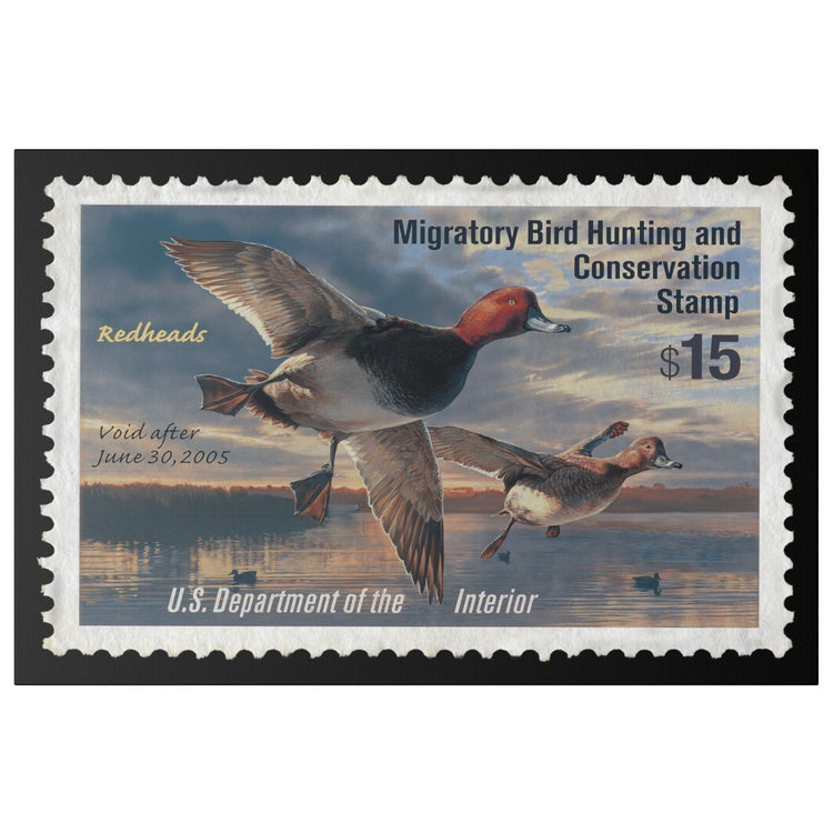 Official 2004 - 2005 Federal Duck Stamp - Canvas Sign