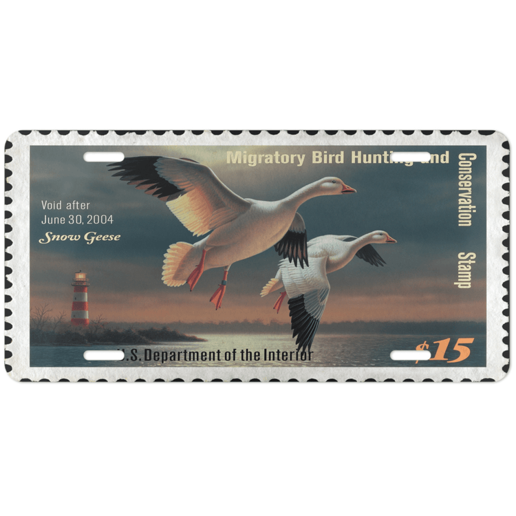 Official 2003 - 2004 Federal Duck Stamp - License Plate