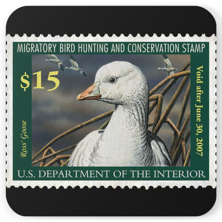 Official 2006-2007 Federal Duck Stamp - Cork Back Coaster