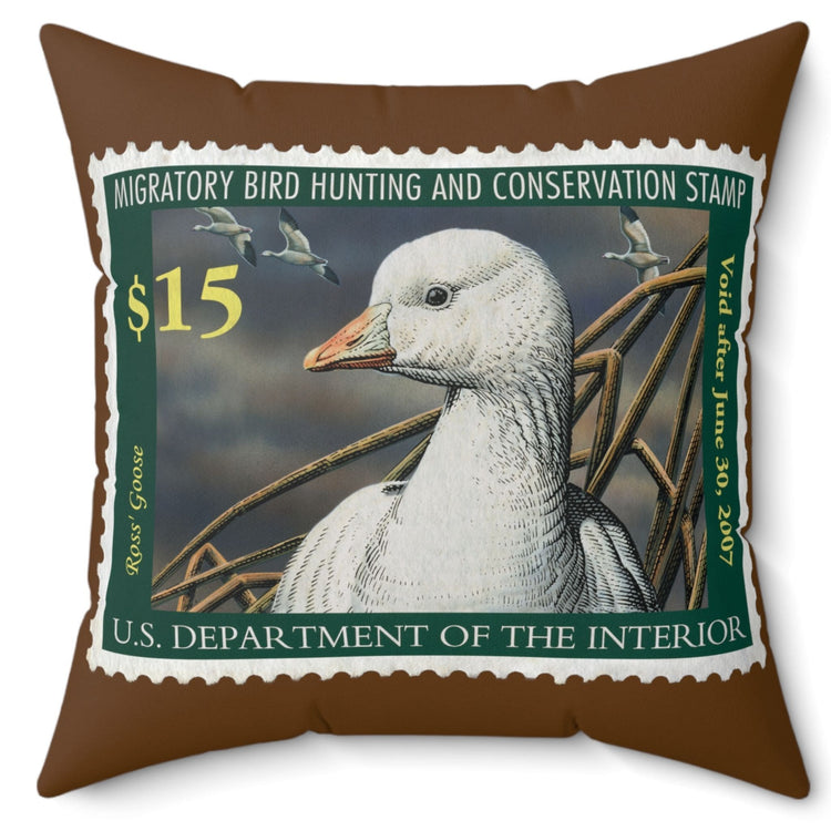 Official 2006-2007 Federal Duck Stamp - Brown Pillow