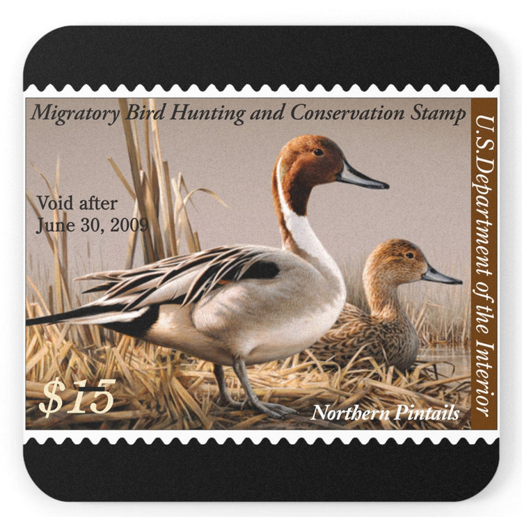 Official 2008-2009 Federal Duck Stamp - Cork Back Coaster