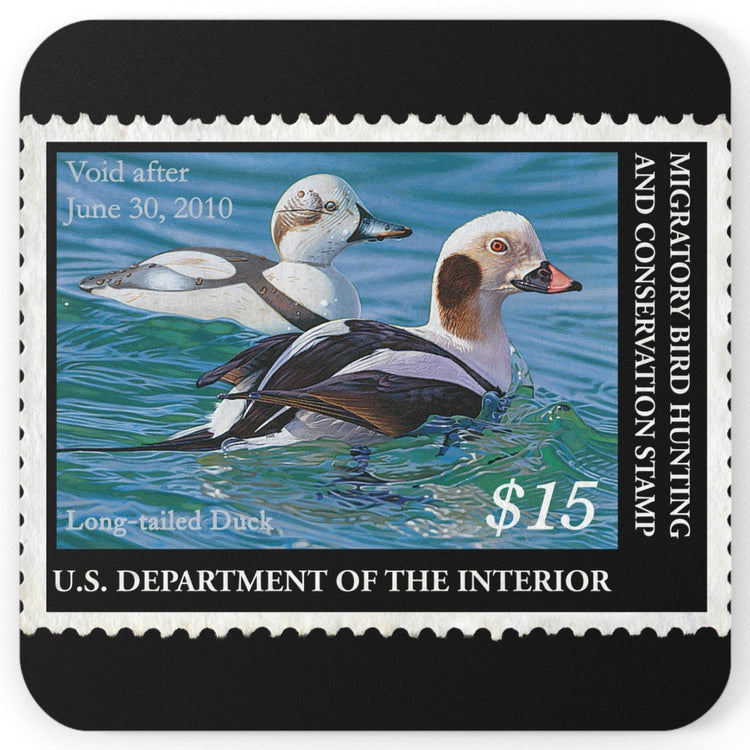 Official 2009-2010 Federal Duck Stamp - Cork Back Coaster