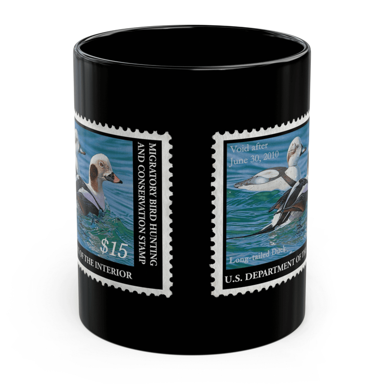 Official 2009-2010 Federal Duck Stamp - Black Mug