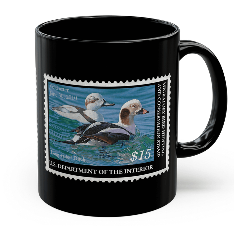 Official 2009-2010 Federal Duck Stamp - Black Mug