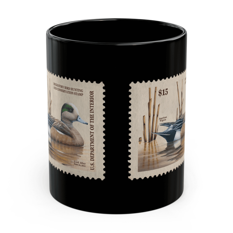 Official 2010-2011 Federal Duck Stamp - Black Mug