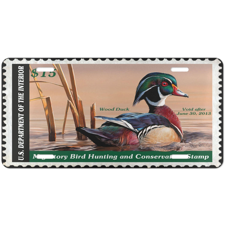 Official 2012 - 2013 Federal Duck Stamp - License Plate