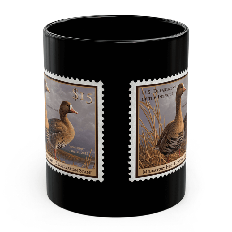 Official 2011-2012 Federal Duck Stamp - Black Mug