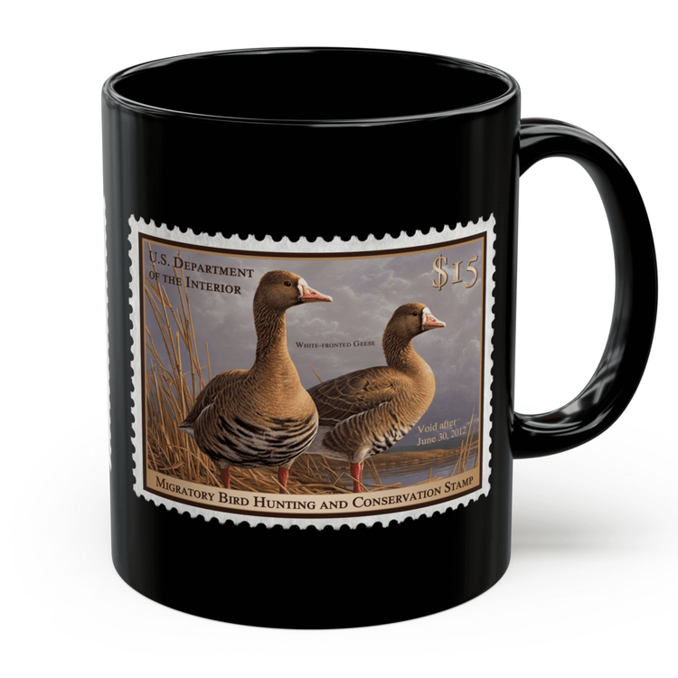 Official 2011-2012 Federal Duck Stamp - Black Mug