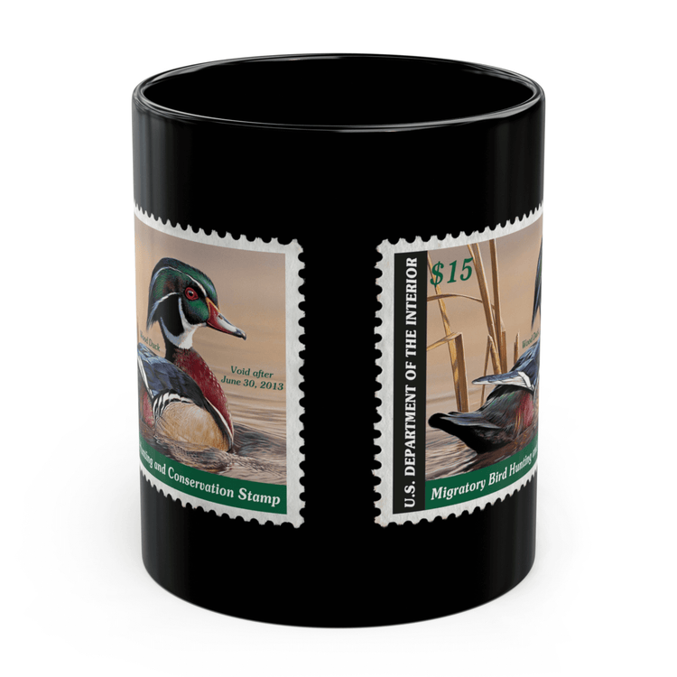 Official 2012-2013 Federal Duck Stamp - Black Mug