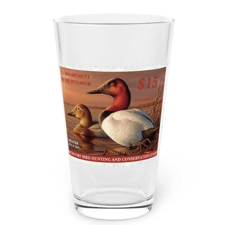 Official 2014-2015 Federal Duck Stamp - Pint Glass