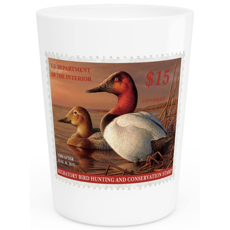 Official 2014-2015 Federal Duck Stamp - Shot Glass