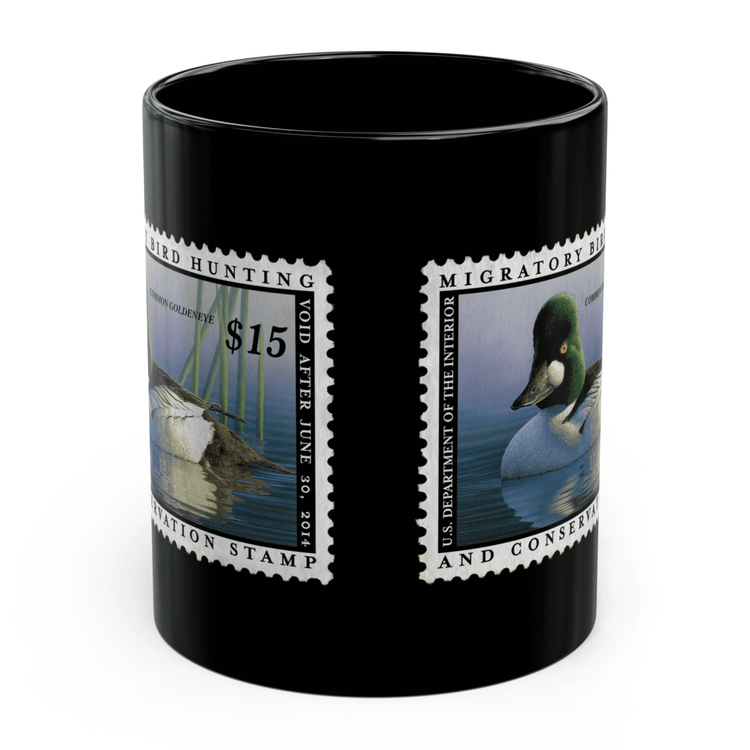 Official 2013-2014 Federal Duck Stamp - Black Mug