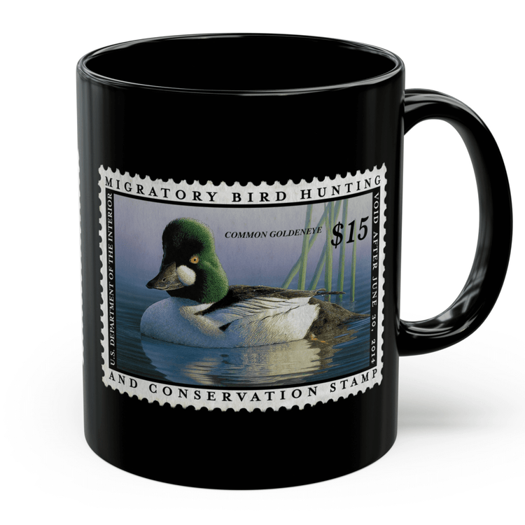 Official 2013-2014 Federal Duck Stamp - Black Mug