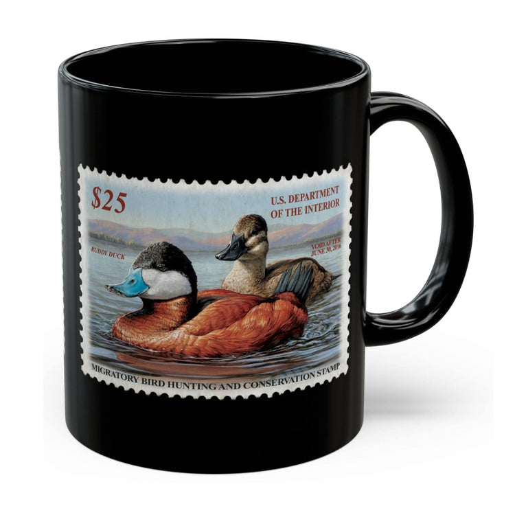 Official 2015-2016 Federal Duck Stamp - Black Mug