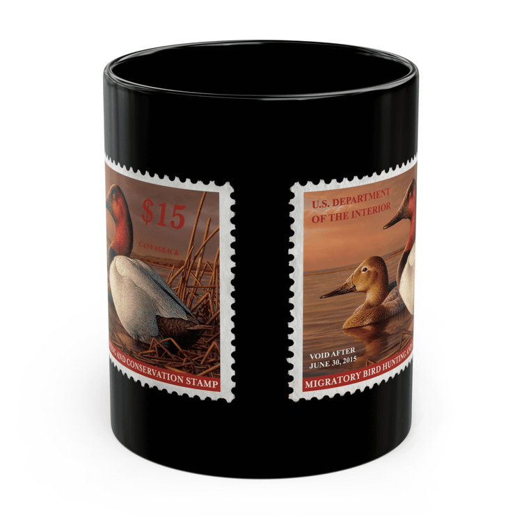 Official 2014-2015 Federal Duck Stamp - Black Mug