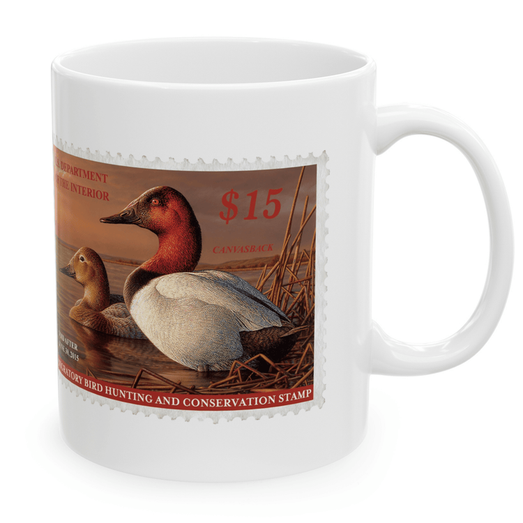 Official 2014-2015 Federal Duck Stamp - White Mug