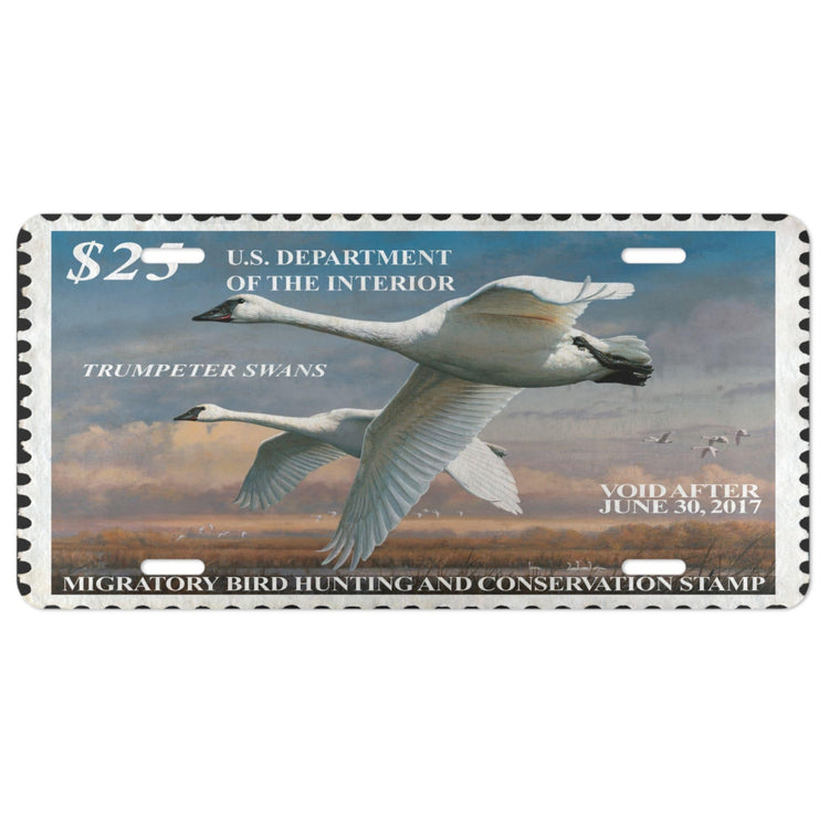 Official 2016 - 2017 Federal Duck Stamp - License Plate