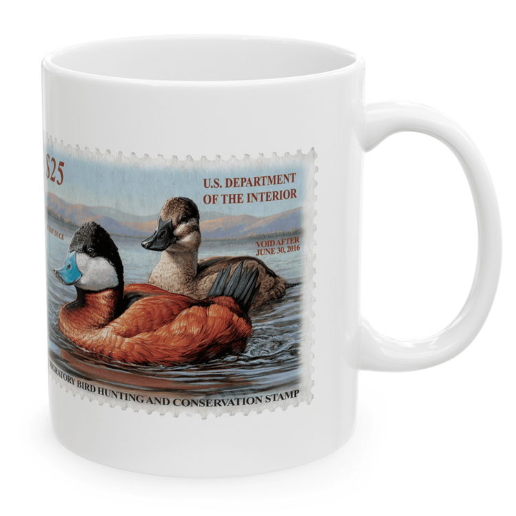 Official 2015-2016 Federal Duck Stamp - White Mug