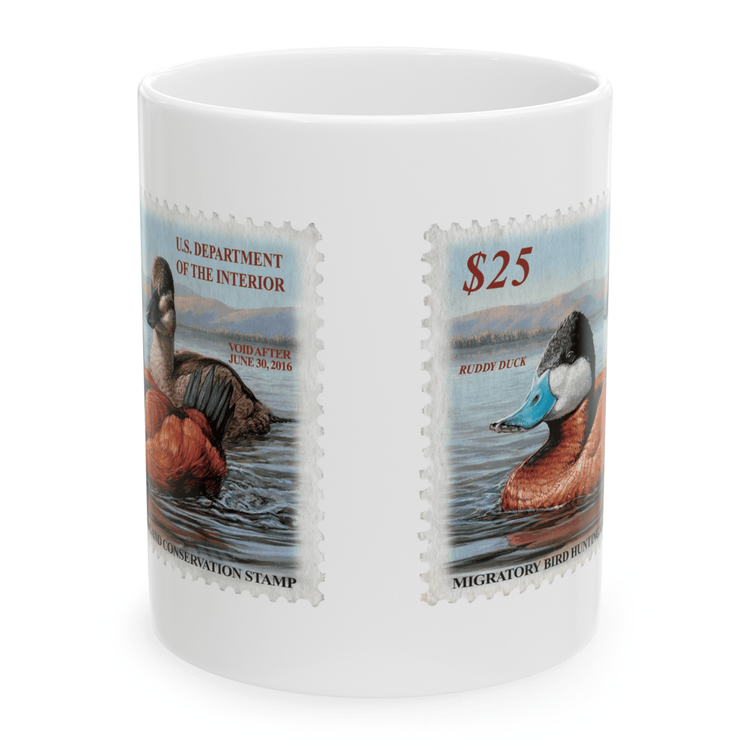 Official 2015-2016 Federal Duck Stamp - White Mug