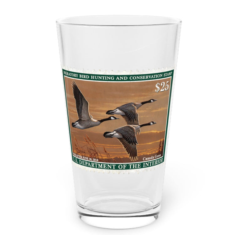 Official 2017-2018 Federal Duck Stamp - Pint Glass