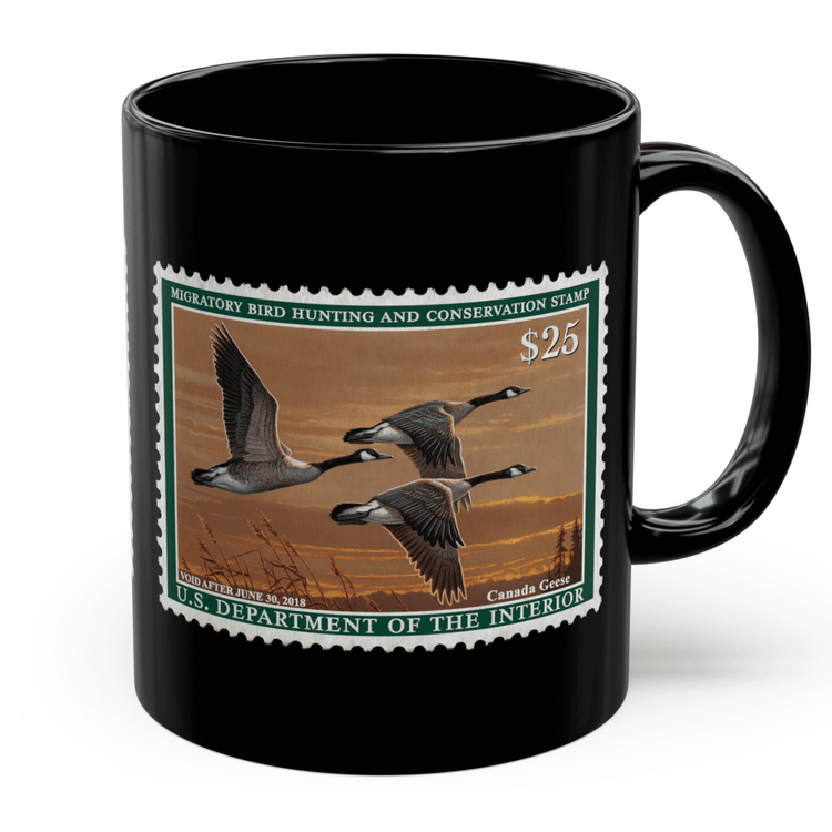 Official 2017-2018 Federal Duck Stamp - Black Mug