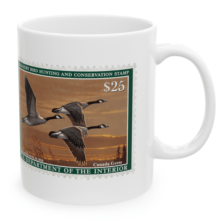 Official 2017-2018 Federal Duck Stamp - White Mug