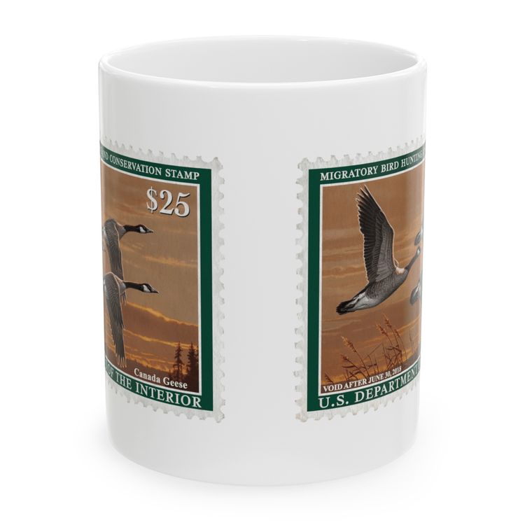 Official 2017-2018 Federal Duck Stamp - White Mug