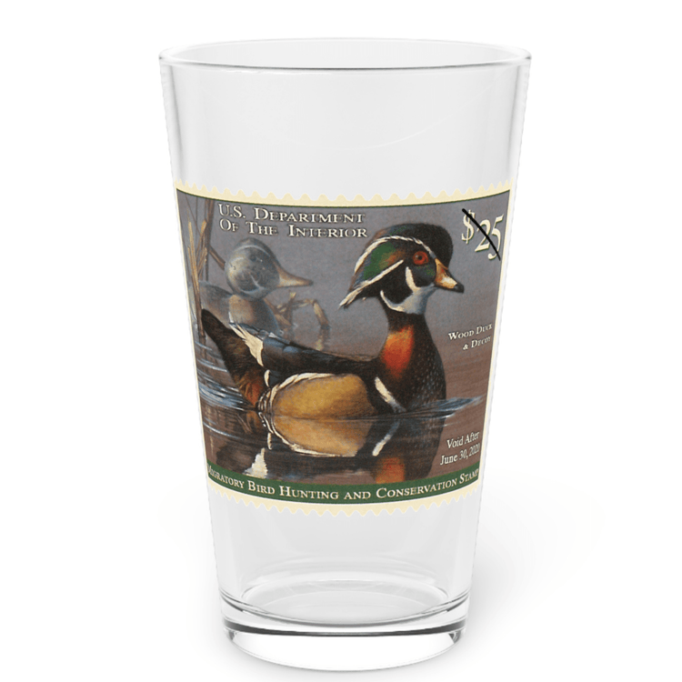 Official 2019-2020 Federal Duck Stamp - Pint Glass