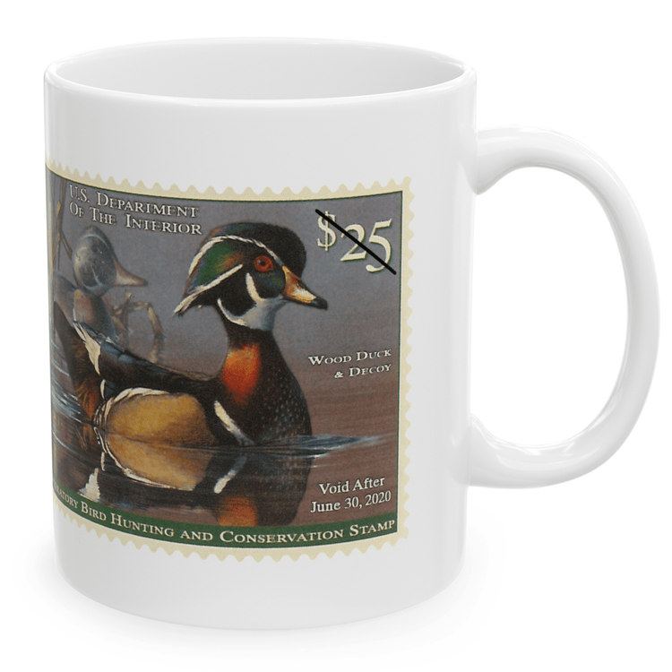 Official 2019-2020 Federal Duck Stamp - White Mug