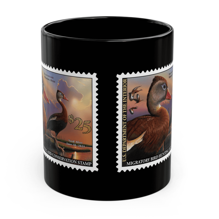 Official 2020-2021 Federal Duck Stamp - Black Mug