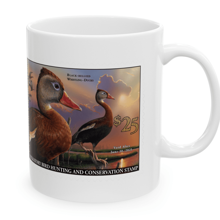 Official 2020-2021 Federal Duck Stamp - White Mug