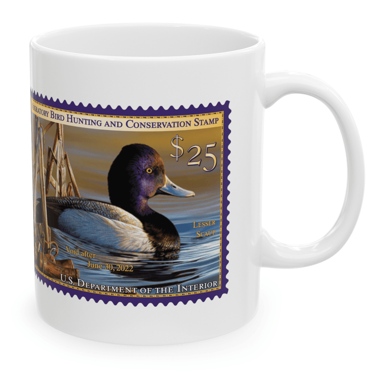 Official 2021-2022 Federal Duck Stamp - White Mug