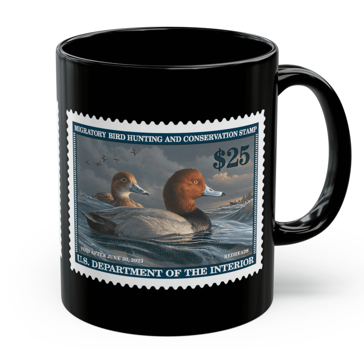 Official 2022-2023 Federal Duck Stamp - Black Mug