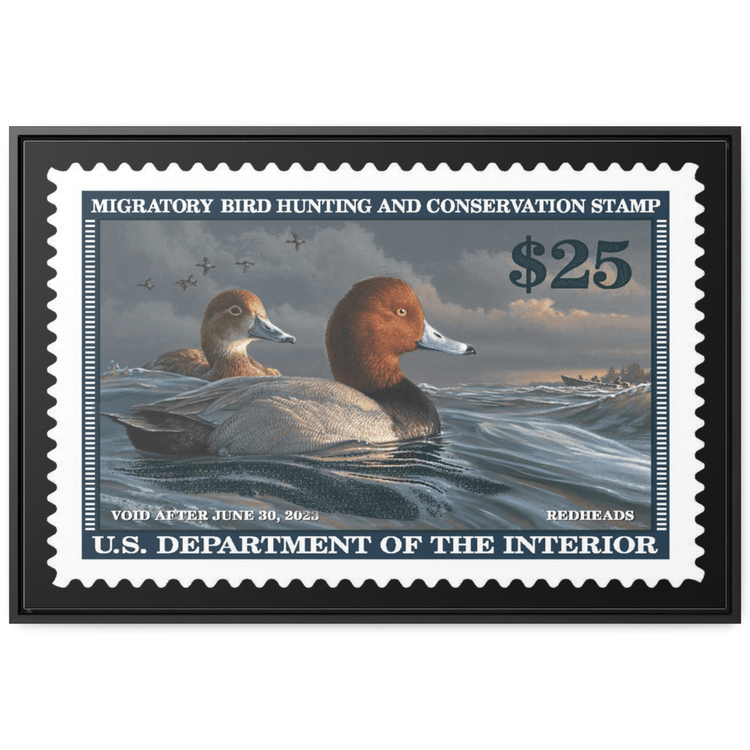 Official 2022 - 2023 Federal Duck Stamp - Canvas Sign