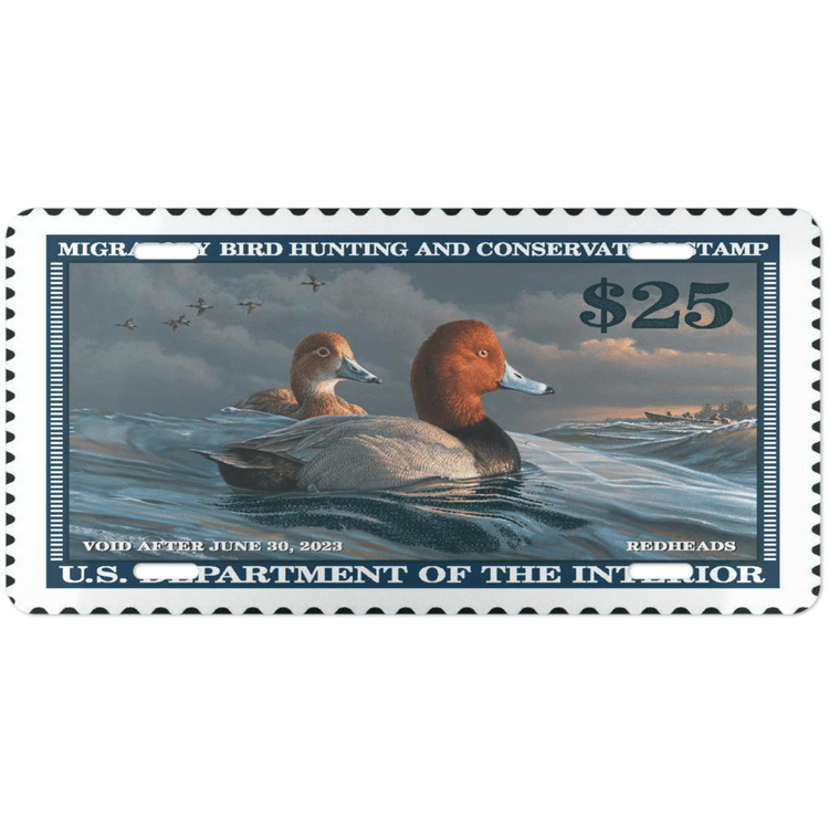 Official 2022 - 2023 Federal Duck Stamp - License Plate