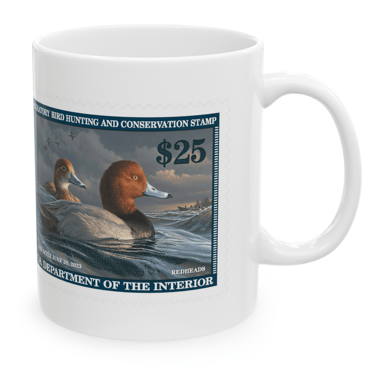 Official 2022-2023 Federal Duck Stamp - White Mug