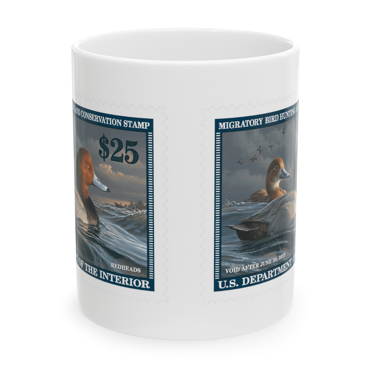 Official 2022-2023 Federal Duck Stamp - White Mug