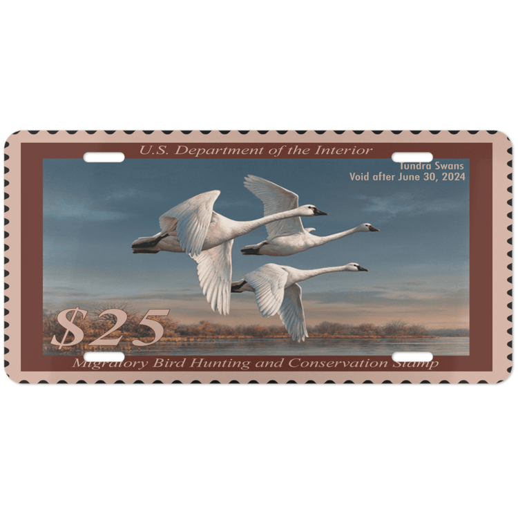 Official 2023 - 2024 Federal Duck Stamp - License Plate