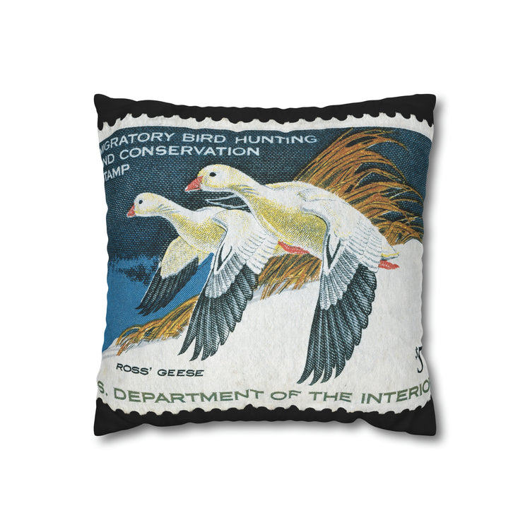 Official 1977-1978 Federal Duck Stamp - Zippered Pillow Cover