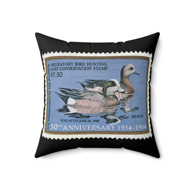 Official 1984-1985 Federal Duck Stamp - Black Pillow