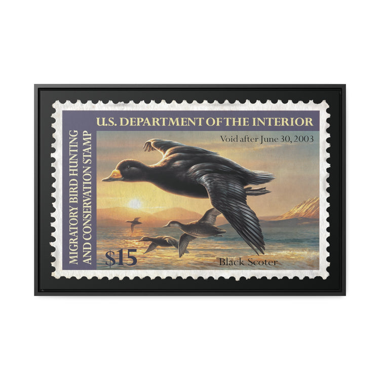 Official 2002 - 2003 Federal Duck Stamp - Canvas Sign