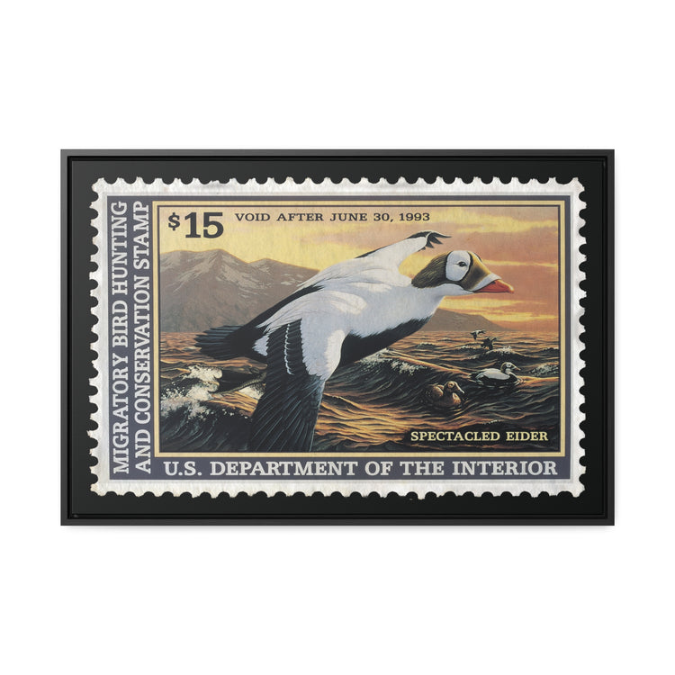 Official 1992 - 1993 Federal Duck Stamp - Canvas Sign